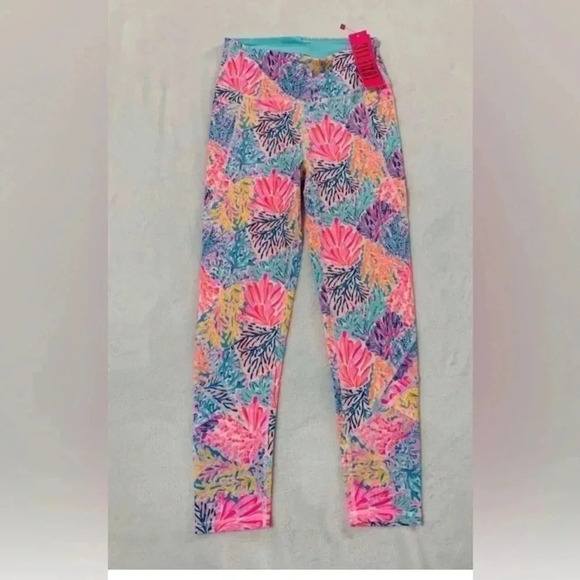 NWT Lilly Pulitzer Weekender High Rise Leggings Splash dance Size Small - Picture 7 of 11